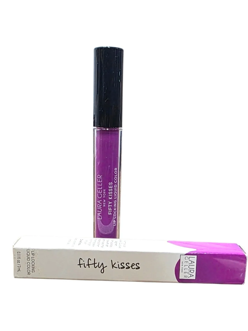Laura Geller Fifty Kisses Lip Locking Liquid Color — Vivid Purple